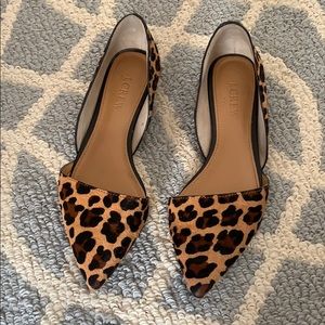 J Crew Leopard Flats